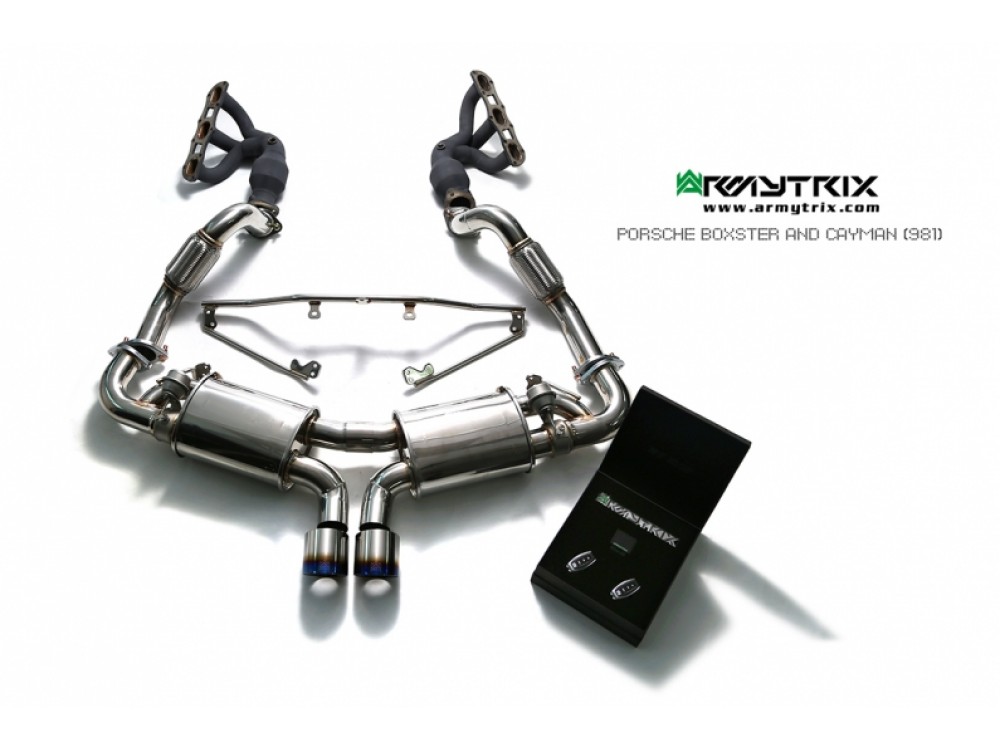 Wydech Armytrix Porsche Boxster/Cayman (981) Cat-back - P81N1-DS24C Armytrix Porsche Boxster/Cayman (981) Cat-back Exhaust
