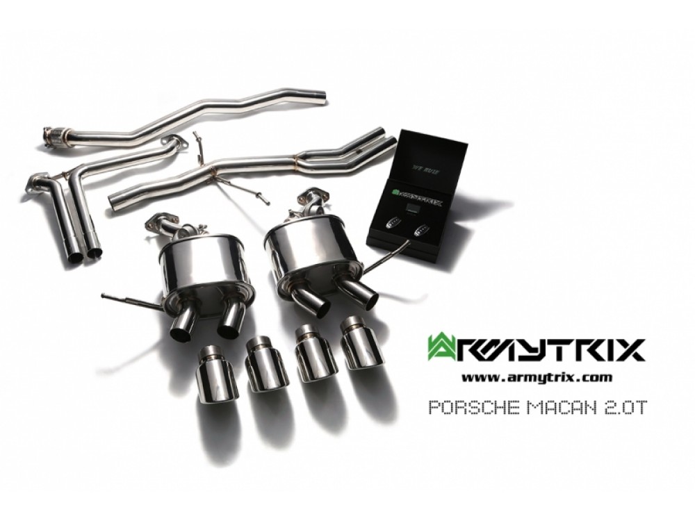 Exhaust Armytrix Porsche Macan Cat-back - PM20T-QS30C Exhaust Armytrix Porsche Macan Cat-back - PM20T-QS30C