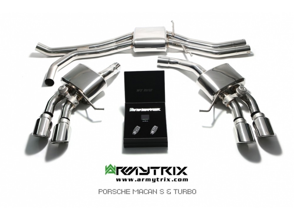 Exhaust Armytrix Porsche Macan S/GTS/Turbo Cat-back - PM36T-QS30C Exhaust Armytrix Porsche Macan S/GTS/Turbo Cat-back - PM36T-QS30C