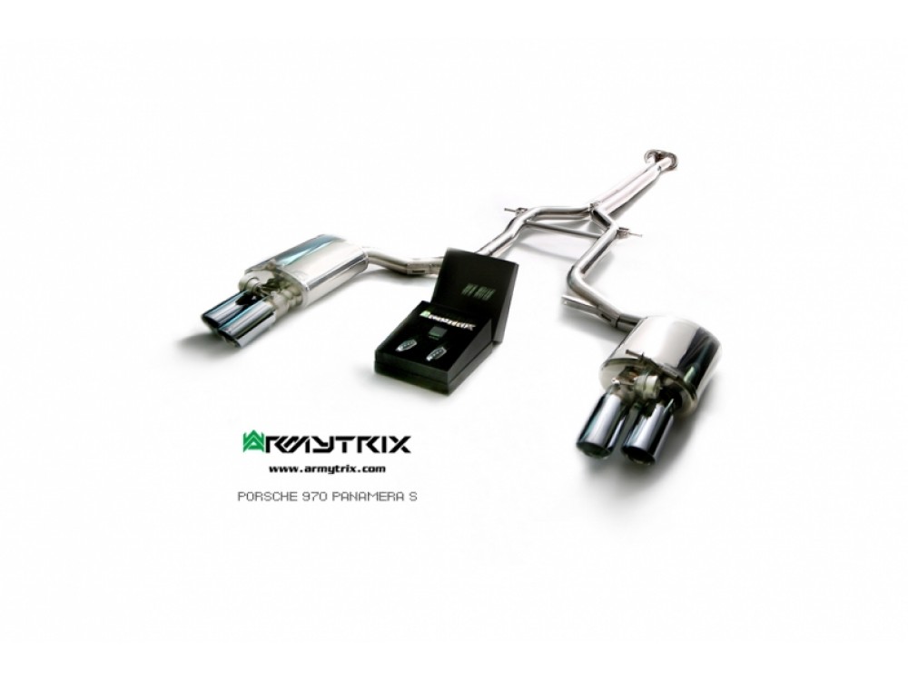 Wydech Armytrix Porsche Panamera/S/GTS G1/970 Cat-back - P70N1-QS11C Armytrix Porsche Panamera/S/GTS G1/970 Cat-back Exhaust