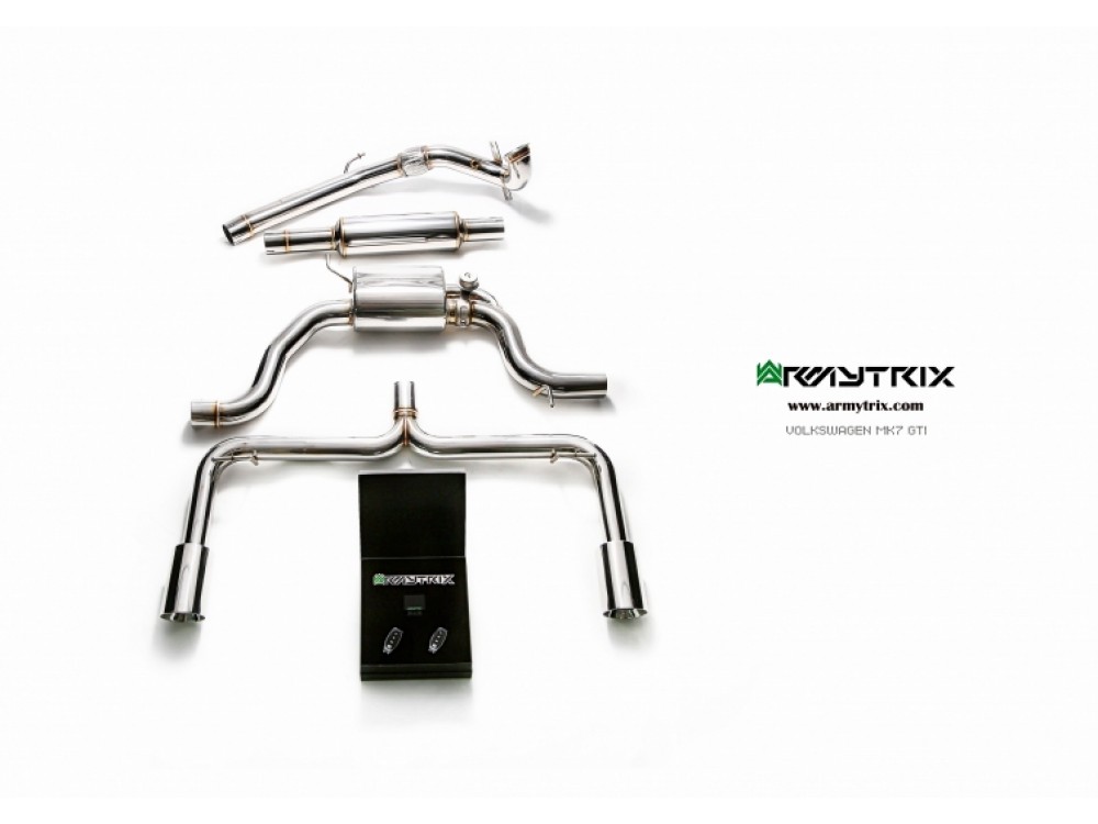 Wydech Armytrix VW Golf 7 GTI Cat-back - VWG7T-DS11C Armytrix VW Golf 7 GTI Cat-back Exhaust