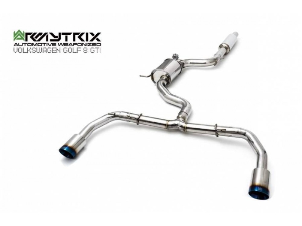 Exhaust Armytrix VW Golf 8/8.5 GTI Cat-back - VWG8T-DS38C Exhaust Armytrix VW Golf 8/8.5 GTI Cat-back - VWG8T-DS38C