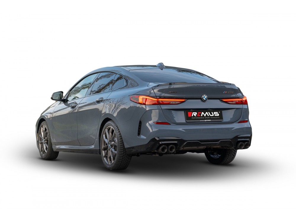 Exhaust Remus BMW 235i F44 Gran Coupé Cat-back RACING - 754019 1000+754019 0000+754019 1500+080020 0020+0046 55SR Exhaust Remus BMW 235i F44 Gran Coupé Cat-back RACING - 754019 1000+754019 0000+754019 1500+080020 0020+0046 55SR