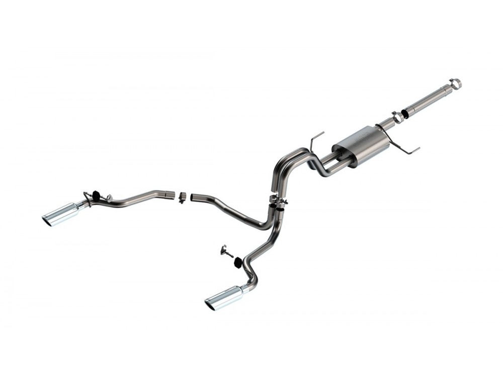 Wydech Borla Ford F-150 21+ 3.5L Powerboost Cat-back (Dual) - 140903 Borla Ford F-150 21+ 3.5L Powerboost Cat-back (Dual) Exhaust