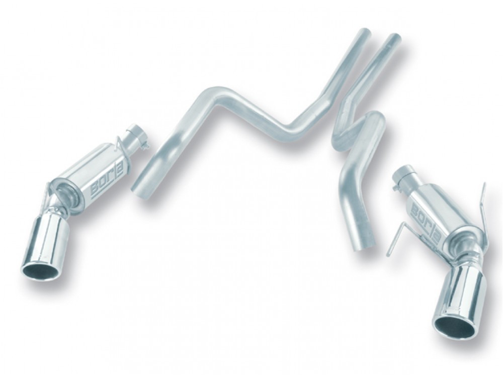 Exhaust Borla Ford Mustang GT 4.6 2010 Cat-back - 140318 / 140329 Exhaust Borla Ford Mustang GT 4.6 2010 Cat-back - 140318 / 140329