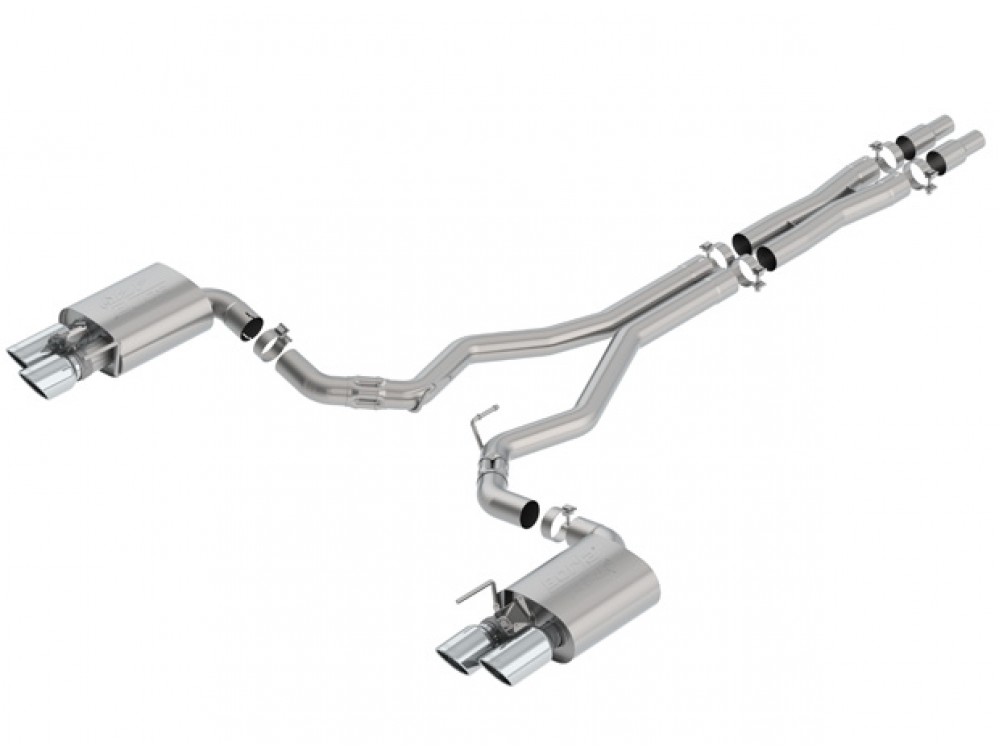 Exhaust Borla Ford Mustang GT 5.0 S550 18+ Cat-back ATAK - 140743 / 140743BC Exhaust Borla Ford Mustang GT 5.0 S550 18+ Cat-back ATAK - 140743 / 140743BC