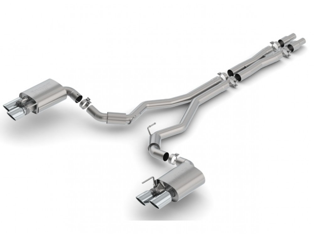Exhaust Borla Ford Mustang GT 5.0 S550 18+ Cat-back S-Type - 140742 / 140742BC / 140742CF Exhaust Borla Ford Mustang GT 5.0 S550 18+ Cat-back S-Type - 140742 / 140742BC / 140742CF