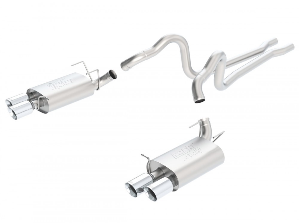 Exhaust Borla Ford Mustang Shelby GT500 5.8 2013+ Cat-back - 140500 / 140501 Exhaust Borla Ford Mustang Shelby GT500 5.8 2013+ Cat-back - 140500 / 140501