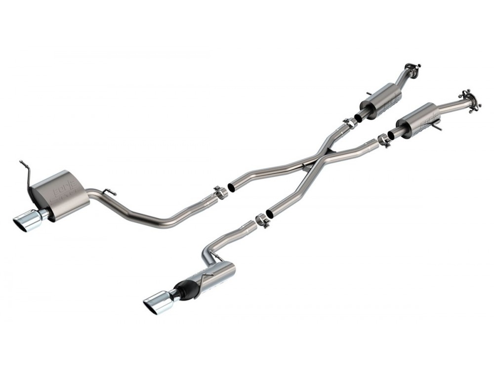 Wydech Borla Jeep Grand Cherokee WK2 3.6L V6 2014-2021 Cat-back Dual - 140835 / 140835BC Borla Jeep Grand Cherokee WK2 3.6L V6 2014-2021 Cat-back Dual Exhaust