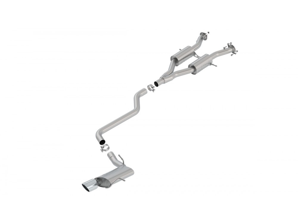 Wydech Borla Jeep Grand Cherokee WK2 3.6L V6 2014-2021 Cat-back Single - 140748 / 140748BC Borla Jeep Grand Cherokee WK2 3.6L V6 2014-2021 Cat-back Single Exhaust