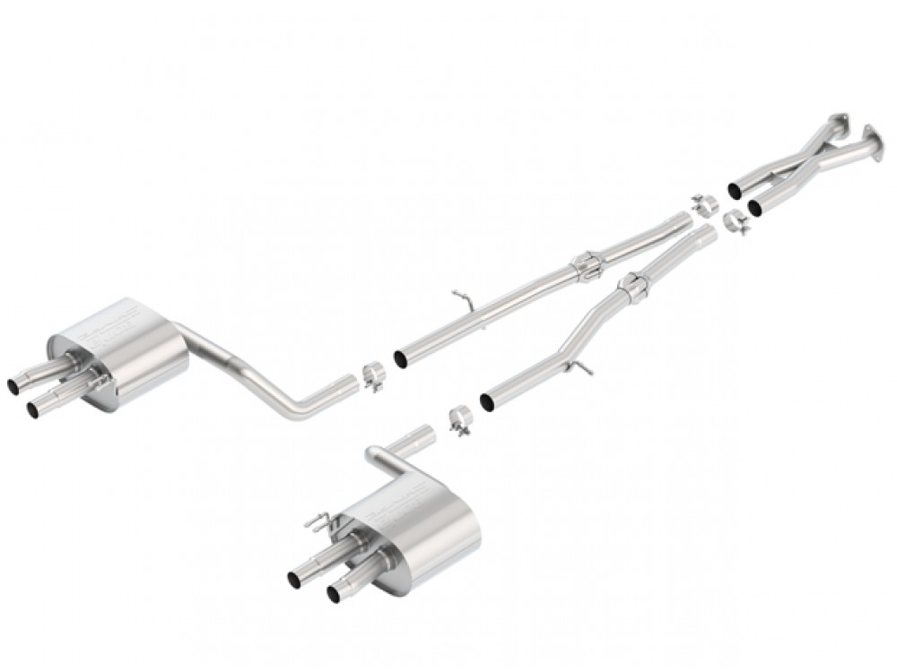 Exhaust Borla Kia Stinger GT 3.3 T-GDI Cat-back S-Type - 140736 Exhaust Borla Kia Stinger GT 3.3 T-GDI Cat-back S-Type - 140736