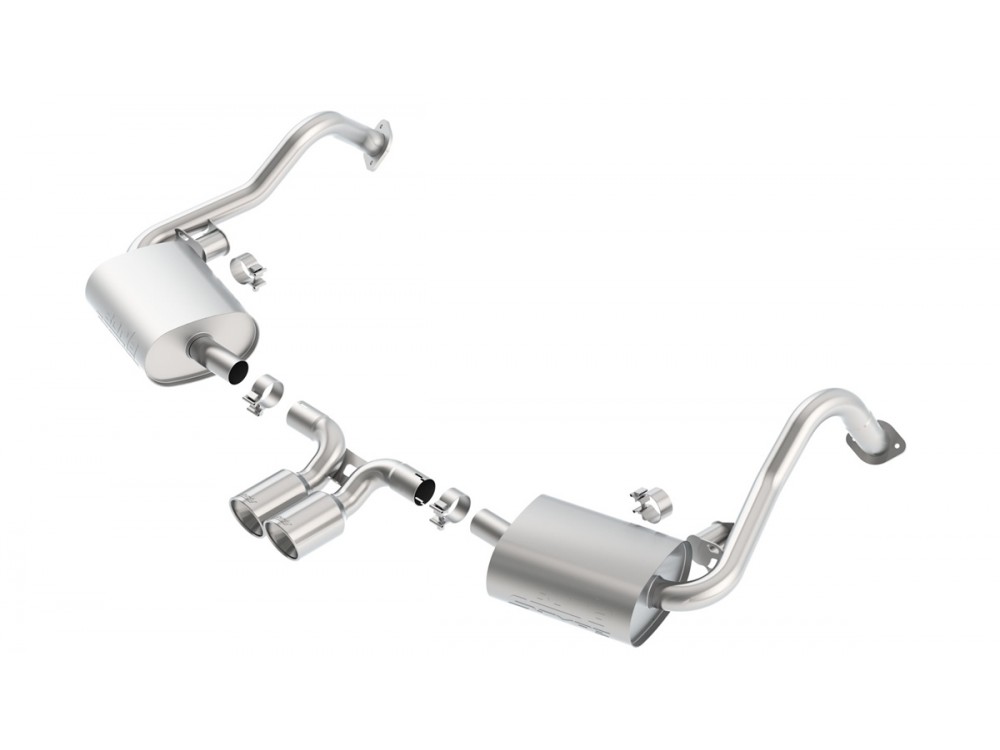 Wydech Borla Porsche 981 Cayman/ Cayman S/ Boxster/ Boxster S Cat-back - 140534 Borla Porsche 981 Cayman/ Cayman S/ Boxster/ Boxster S Cat-back Exhaust