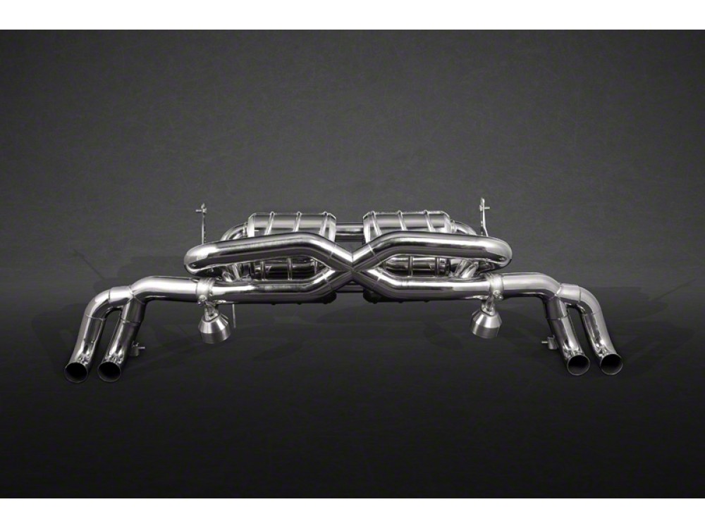 Exhaust Capristo Audi R8 MK2 V8 Rear Muffler with catalytic converters - 02 AU 008 03 012 Exhaust Capristo Audi R8 MK2 V8 Rear Muffler with catalytic converters - 02 AU 008 03 012