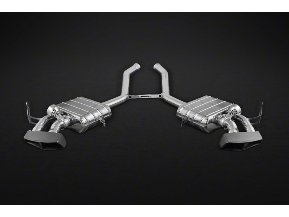 Exhaust Capristo Mercedes ML 63 AMG W164 Rear Mufflers - 02MB 075 03 005 | 02MB 075 03 001 Exhaust Capristo Mercedes ML 63 AMG W164 Rear Mufflers - 02MB 075 03 005 | 02MB 075 03 001
