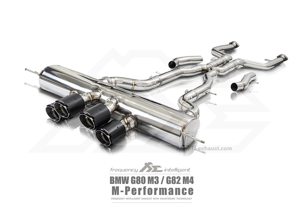 Wydech Fi EXHAUST BMW M3/M4 G80/G81/G82 Cat-back Center Exit + Carbon Diffuser - BN-G82MF-CBE-CENTER Fi EXHAUST BMW M3/M4 G80/G81/G82 Cat-back Center Exit + Carbon Diffuser Exhaust