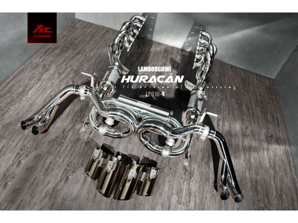 Fi EXHAUST Lamborghini Huracán LP610-4 Cat-back - LM-610-CBV Fi EXHAUST Lamborghini Huracán LP610-4 Cat-back - LM-610-CBV