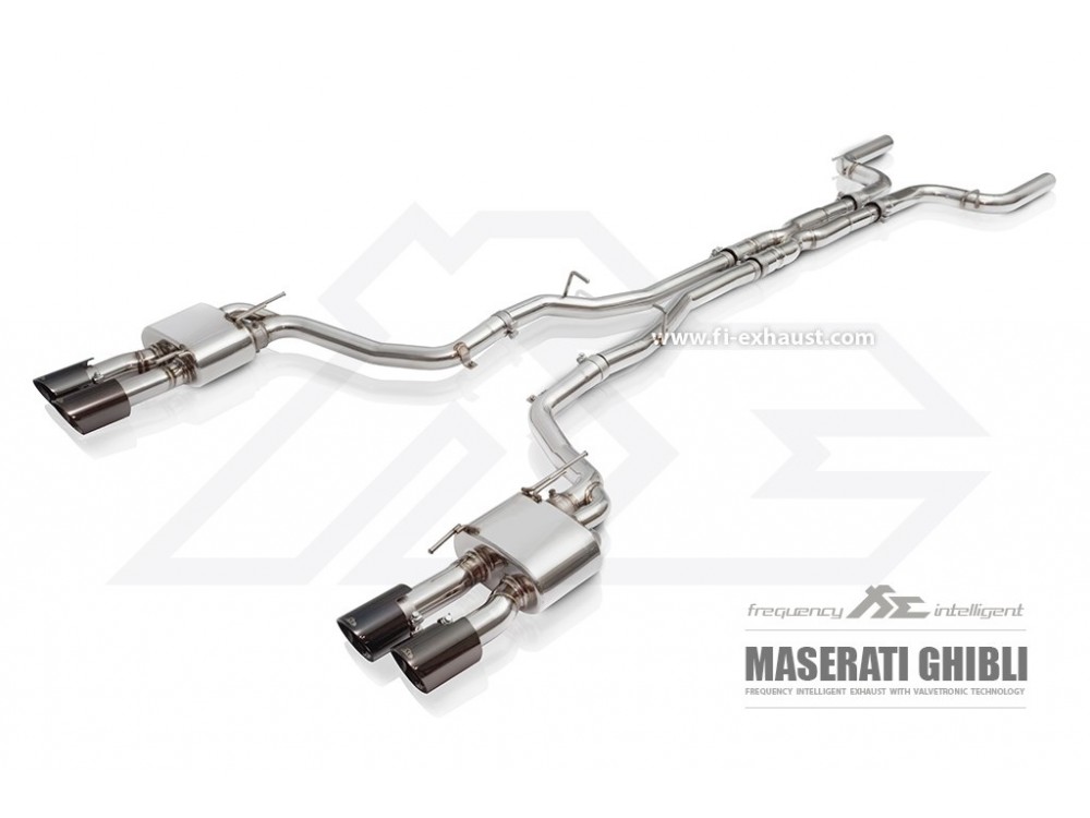 Fi EXHAUST Maserati Ghibli V6 Turbo Cat-back - MS-GB-CBV Fi EXHAUST Maserati Ghibli V6 Turbo Cat-back - MS-GB-CBV