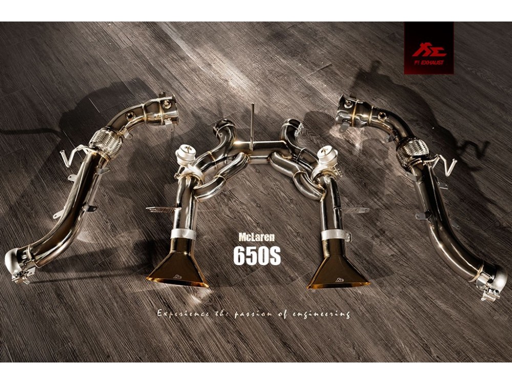 Fi EXHAUST McLaren 650S Coupe / Spider Cat-back - MC-650-CBV Fi EXHAUST McLaren 650S Coupe / Spider Cat-back - MC-650-CBV