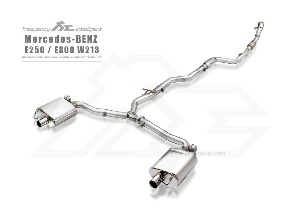 Wydech Fi EXHAUST Mercedes-Benz W213 E250 / E300 Cat-back - MB-213-CBV Fi EXHAUST Mercedes-Benz W213 E250 / E300 Cat-back Exhaust