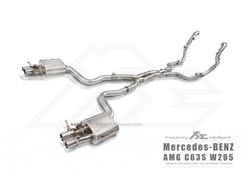 Fi EXHAUST Mercedes W205 AMG C63 S Cat-back Exhaust