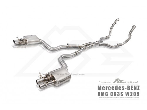 Fi EXHAUST Mercedes W205 AMG C63 S Cat-back