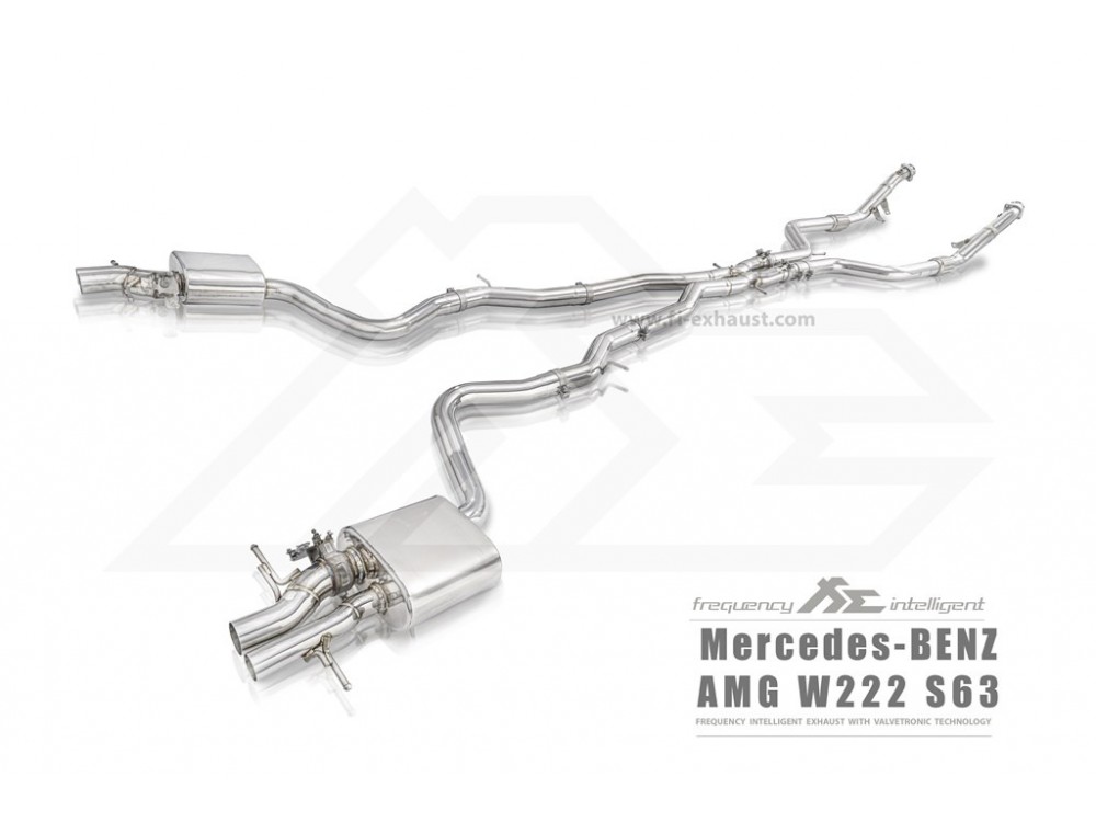Wydech Fi EXHAUST Mercedes W222 AMG S63 Cat-back - MB-222A-CBE Fi EXHAUST Mercedes W222 AMG S63 Cat-back Exhaust