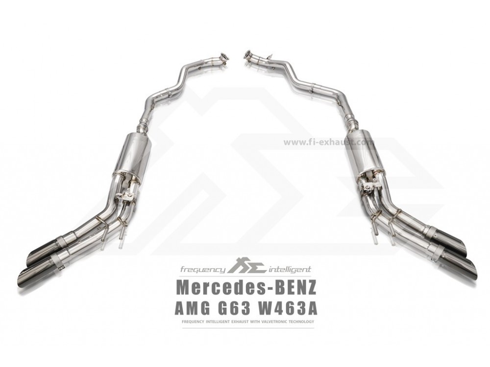 Fi EXHAUST Mercedes W463A AMG G63 OPF/Non-OPF Cat-back - MB-463AQ-CBE Fi EXHAUST Mercedes W463A AMG G63 OPF/Non-OPF Cat-back - MB-463AQ-CBE