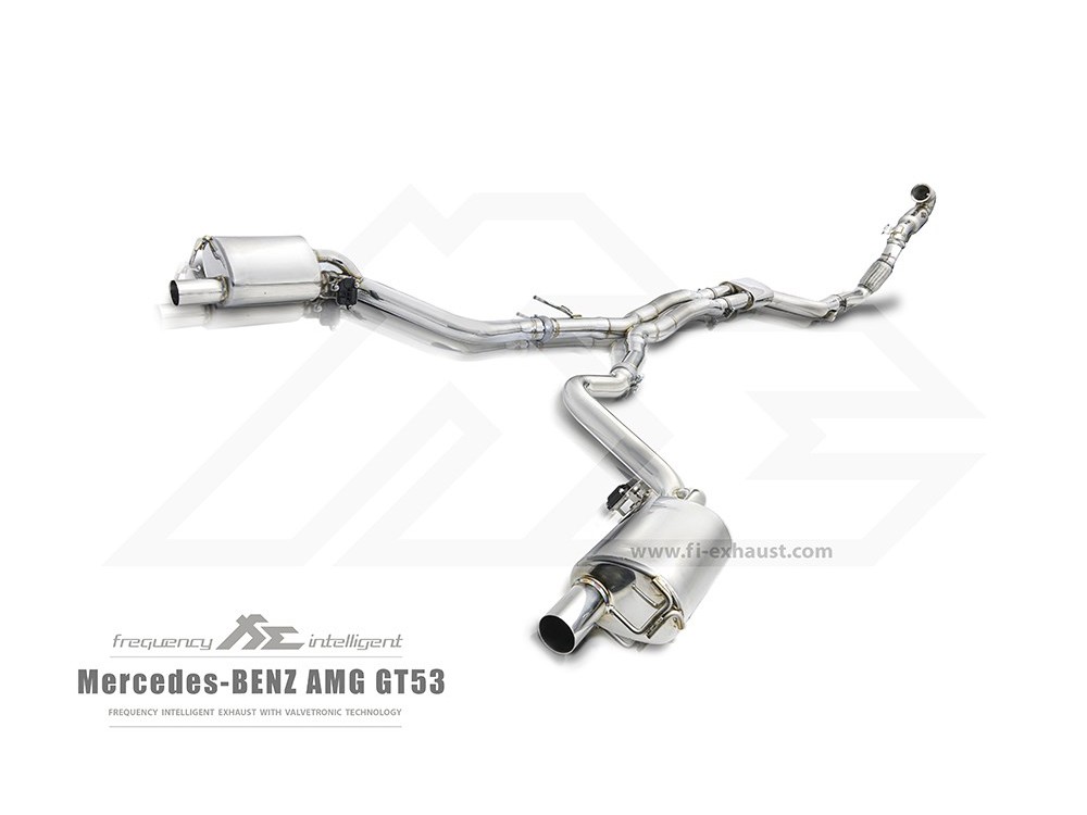 Fi EXHAUST Mercedes X290 AMG GT 53 4-Door OPF / Non-OPF Cat-back - MB-290A43-CBE Fi EXHAUST Mercedes X290 AMG GT 53 4-Door OPF / Non-OPF Cat-back - MB-290A43-CBE