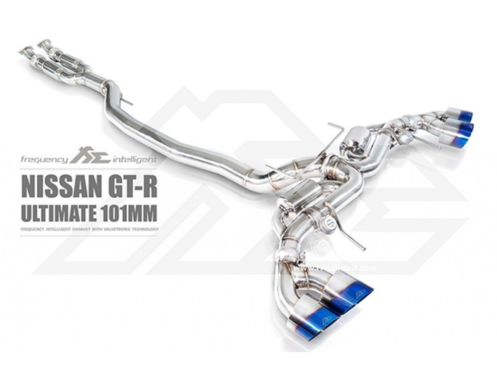 Wydech Fi EXHAUST Nissan GT-R R35 Race Version Cat-back - NI-R35-CBV Fi EXHAUST Nissan GT-R R35 Race Version Cat-back Exhaust
