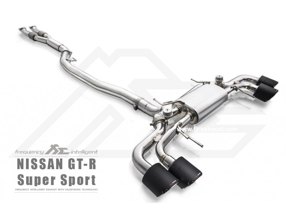 Wydech Fi EXHAUST Nissan GT-R R35 Super Sport Cat-back - NI-R35S-CBV Fi EXHAUST Nissan GT-R R35 Super Sport Cat-back Exhaust
