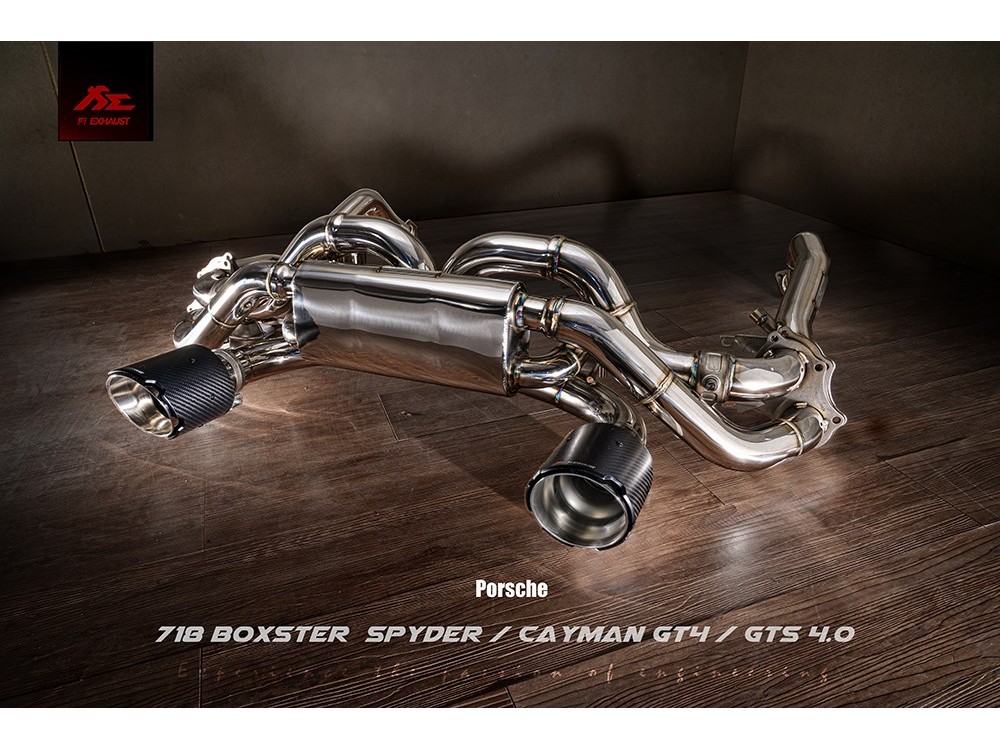 Wydech Fi EXHAUST Porsche 718 GT4 Boxster/Spyder/ Cayman Cat-back - PH-718GT4PF-CBV Fi EXHAUST Porsche 718 GT4 Boxster/Spyder/ Cayman Cat-back Exhaust