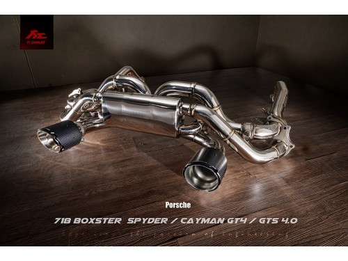Fi EXHAUST Porsche 718 GT4 Boxster/Spyder/ Cayman Cat-back Exhaust