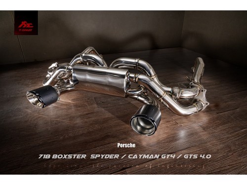 Fi EXHAUST Porsche 718 GT4 Boxster/Spyder/ Cayman Cat-back