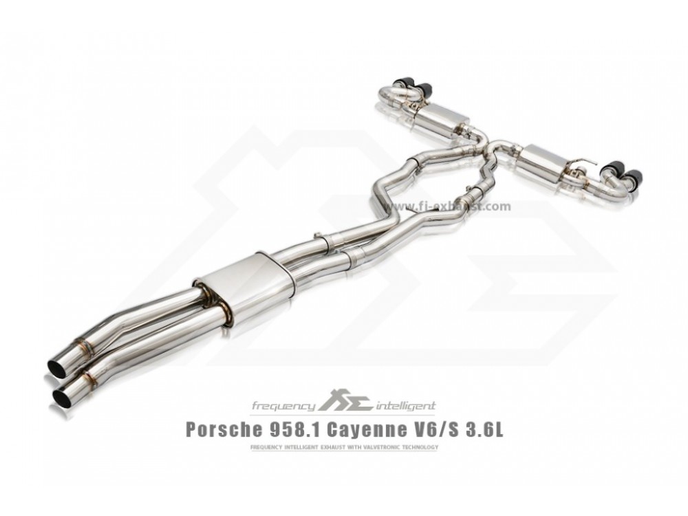 Wydech Fi EXHAUST Porsche E2/E2.II Cayenne Cat-back - PH-958-CBV Fi EXHAUST Porsche E2/E2.II Cayenne Cat-back Exhaust