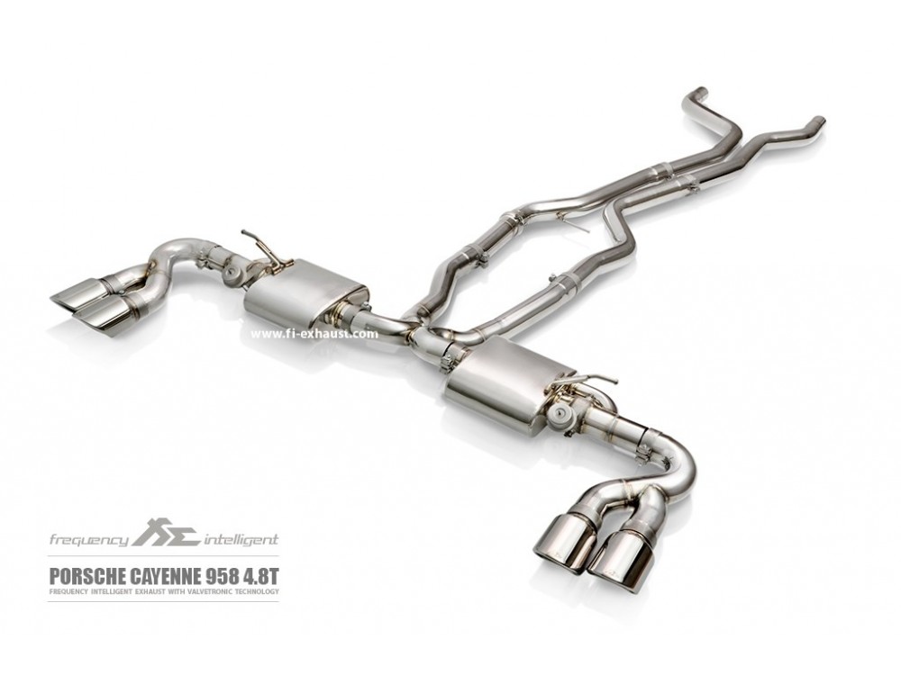 Wydech Fi EXHAUST Porsche E2/E2.II Cayenne Turbo Cat-back - PH-958T-CBV Fi EXHAUST Porsche E2/E2.II Cayenne Turbo Cat-back Exhaust