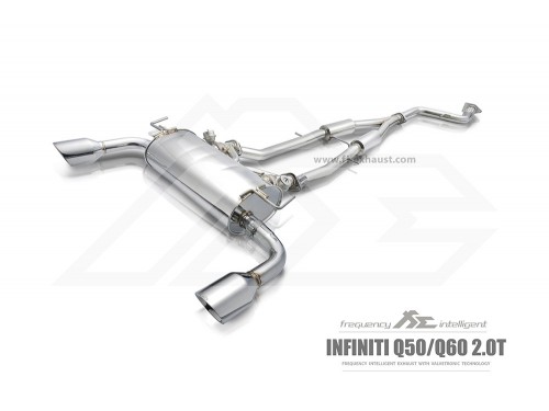 Fi EXHAUST Infiniti Q50 / Q60 2.0T Cat-back Exhaust