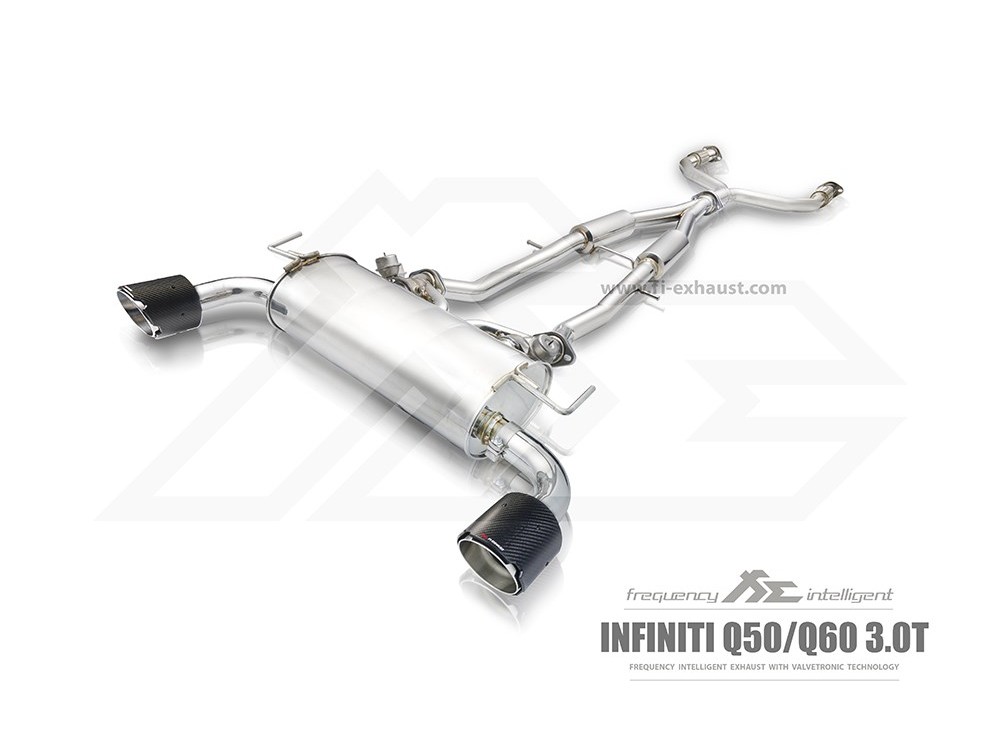 Wydech Fi EXHAUST Infiniti Q60 3.0T Cat-back - NI-Q60-CBV Fi EXHAUST Infiniti Q60 3.0T Cat-back Exhaust
