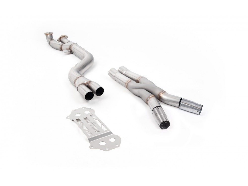 Wydech Milltek BMW M3 / M4 G80/G81/G82 sekcja środkowa Mid-Pipe GPF/OPF Bypass Single-Pipe Z-pipe Milltek BMW M3 / M4 G80/G81/G82 sekcja środkowa Mid-Pipe GPF/OPF Bypass Single-Pipe Z-pipe Exhaust