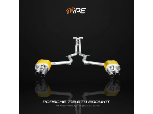 iPE Porsche 718 Cayman/Boxster 2.5T (982) z pakietem stylistycznym 718 GT4 Exhaust