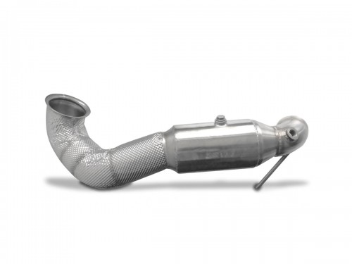 HJS ECE Downpipe 3,5" for Mercedes A45/ CLA45/ GLA45 AMG Exhaust