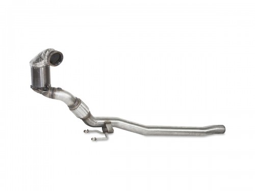 HJS ECE Downpipe 3" for Golf Mk7R and Audi S3 8V