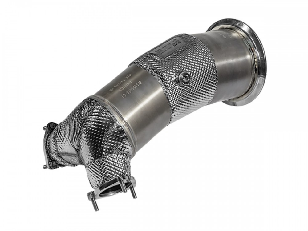 Exhaust HJS ECE Downpipe for Audi S4/S5 B9 3.0 TFSI Euro 6 - HG90811140 Exhaust HJS ECE Downpipe for Audi S4/S5 B9 3.0 TFSI Euro 6 - HG90811140