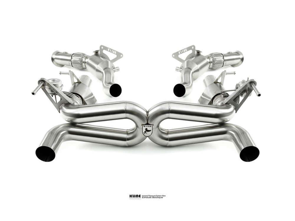 Kline Ferrari F8 Tributo Exhaust Stainless / Inconel Kline Ferrari F8 Tributo Exhaust Stainless / Inconel