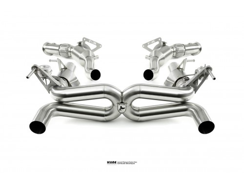 Kline Ferrari F8 Tributo Exhaust Stainless / Inconel Exhaust