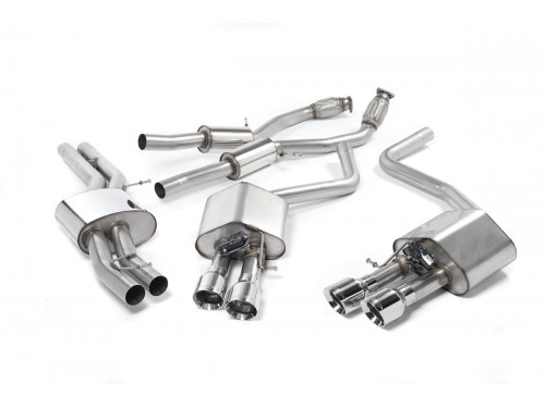 Milltek Sport Audi S8 D4 4.0 TFSI Cat-back Non-resonated ValveSonic Exhaust