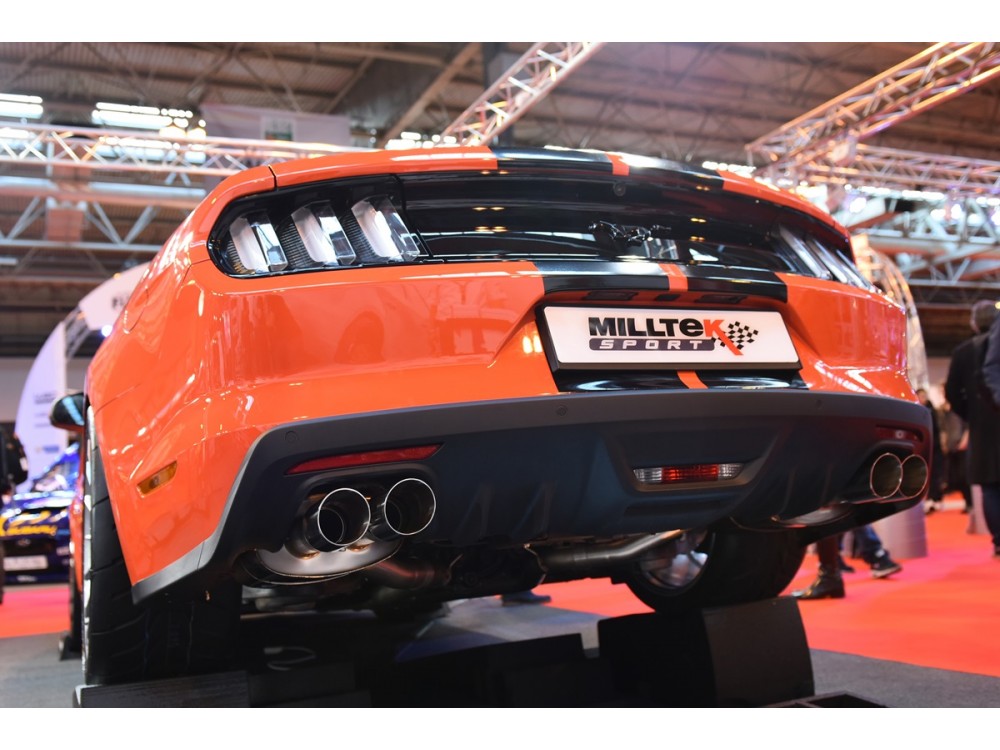 Wydech Milltek Ford Mustang GT 5.0 S550 15-17 Cat-back Quad-Outlet Valvesonic - SSXFD227 Milltek Ford Mustang GT 5.0 S550 15-17 Cat-back Quad-Outlet Valvesonic Exhaust