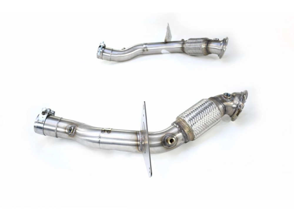 Exhaust Quicksilver Ferrari 488 De-Cat Pipes - FE489S Exhaust Quicksilver Ferrari 488 De-Cat Pipes - FE489S