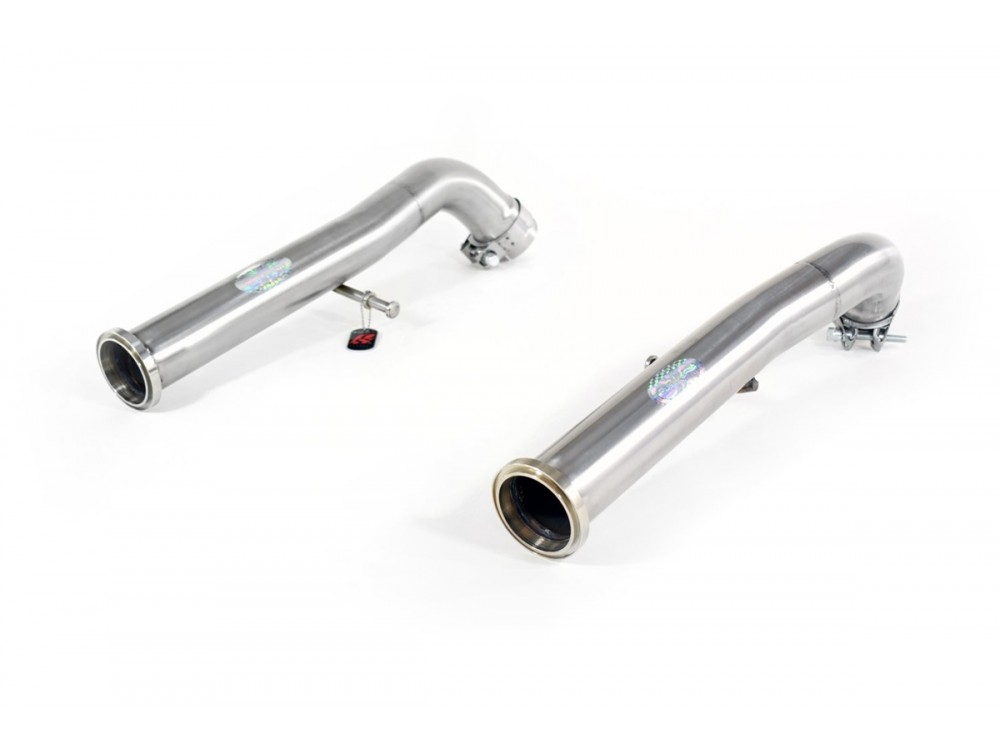 Exhaust Quicksilver Mercedes G63 W463A GPF-Delete Pipes - MZ504S Exhaust Quicksilver Mercedes G63 W463A GPF-Delete Pipes - MZ504S