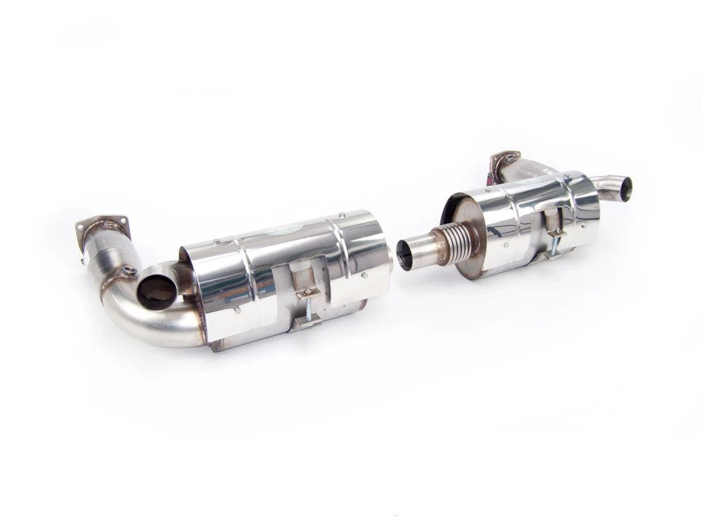 Exhaust Quicksilver Porsche 911 Turbo (997.1) Rear Muffler - PS097S Exhaust Quicksilver Porsche 911 Turbo (997.1) Rear Muffler - PS097S