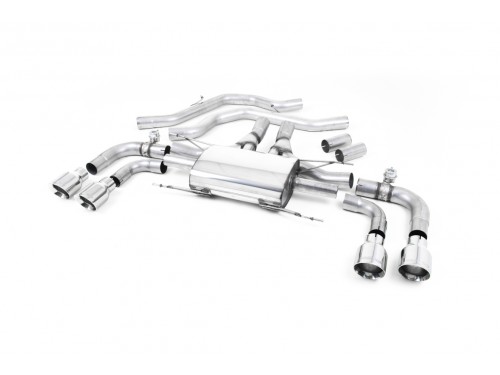 Milltek Alfa Romeo Giulia Quadrifoglio 2.9 V6 Bi-Turbo (Non OPF/GPF Models) (2017-2026) Front Pipe-back SSXAR001